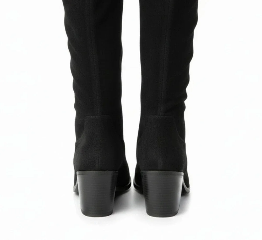 Women's Luoika Extra Wide Calf Cowboy Cowgirl Western Knee High Boots Size 11W